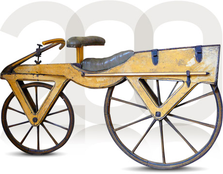 the first bicycle made
