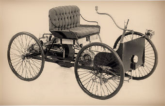 How old was henry ford when he made the quadricycle #7