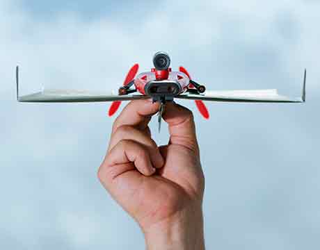 This Gadget Turns Paper Airplanes Into VR-Controlled Drones