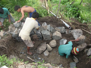 Figure 2: Construction of Forebay