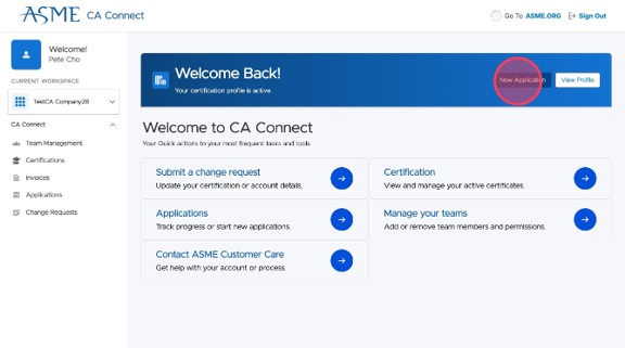 New Application