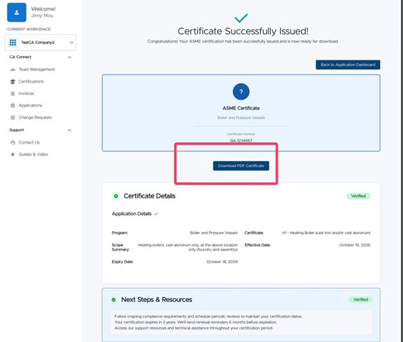 How To Download Your Final Report and Your New Certificate - ASME