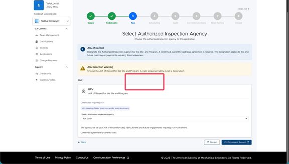 Confirm Agreement