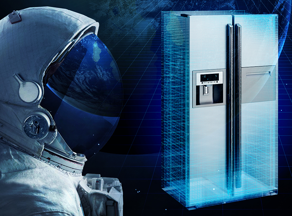 Engineers work on creating a fridge built for spaceflight