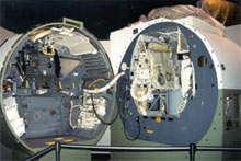 Inside the ascent module Inside the ascent module