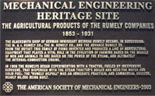 ASME plaque ASME plaque